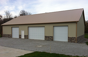 Garage- 48×72 With Storage Loft - Image