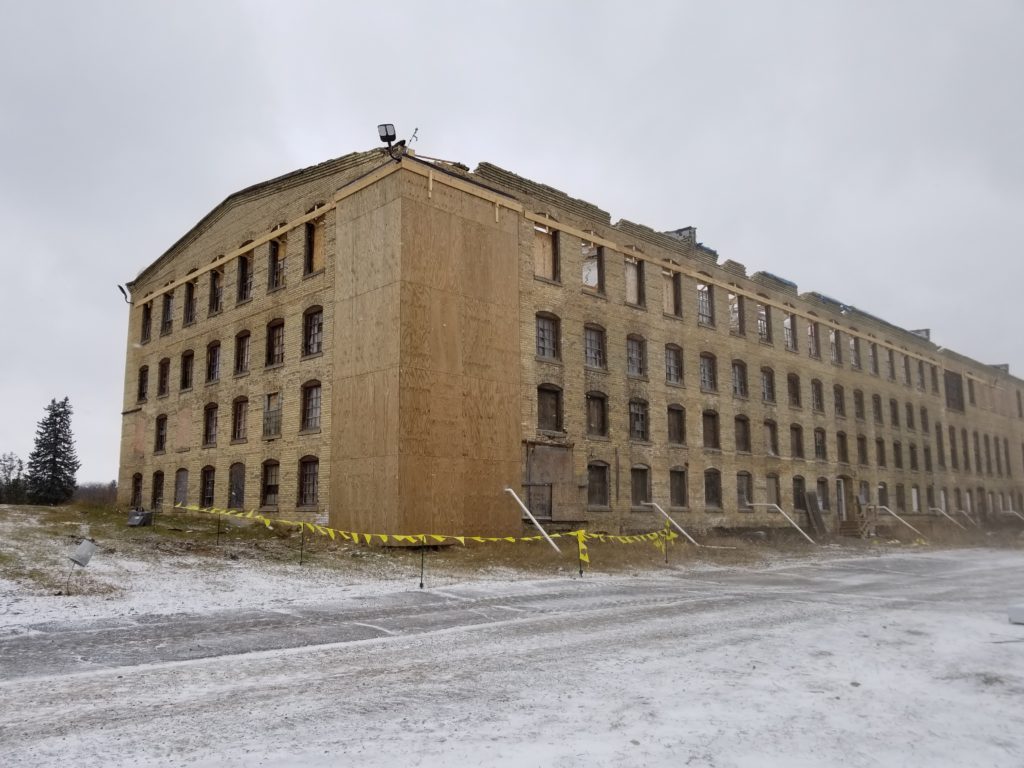 Vicksburg Paper Mill during restoration