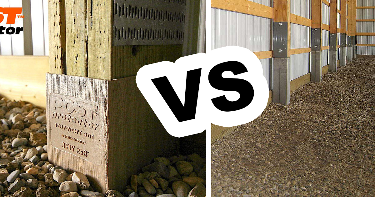 Post Protector vs Perma-Columns for my pole barn? - Image