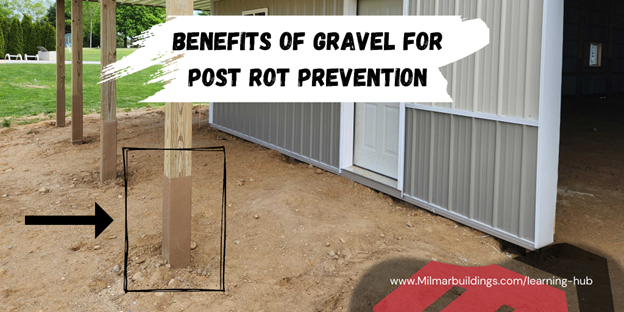 Should you put gravel around your posts? - Image